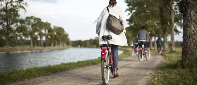 Götakanal: Tour mit Fahrrad